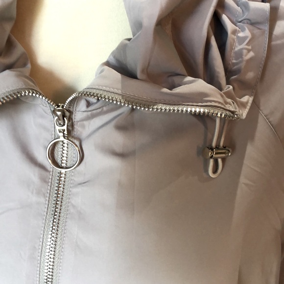 SZ S NWOT LIGHTWEIGHT WINDBREAKER JACKET GRAY - Picture 3 of 6